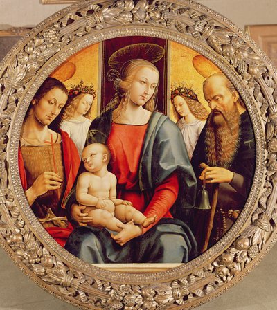 聖母子 作： Pietro Perugino